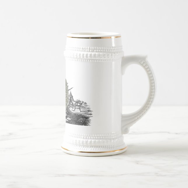 Caneca De Cerveja Braços da família da aleta (Direita)