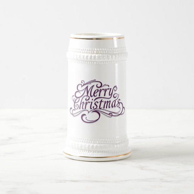 Caneca de cerveja branca/Dourada (Centro)