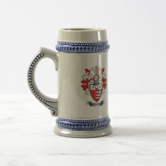 Caneca De Cerveja Brasão da crista da família de Henderson