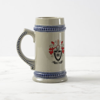 Caneca De Cerveja Brasão da crista da família de Kilgore