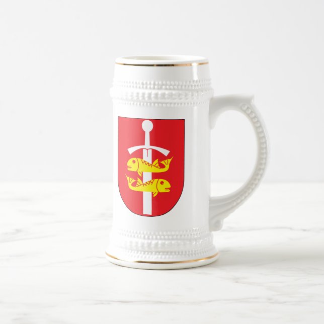Caneca De Cerveja Brasão de Gdynia (Direita)