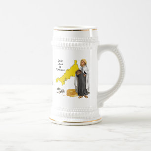Caneca De Cerveja Brinde Bilíngue de St. Piran da Cornualha (SAE 01)