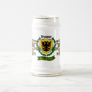 Caneca De Cerveja Browne Irish Shield Personalizado