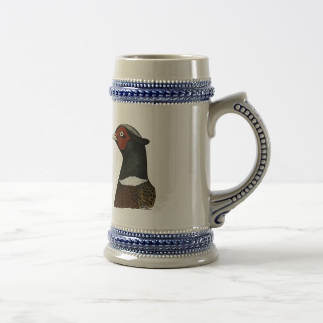 Caneca De Cerveja Cabeça do faisão de Ringneck (Direita)
