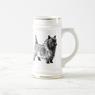 Caneca De Cerveja cairn terrier