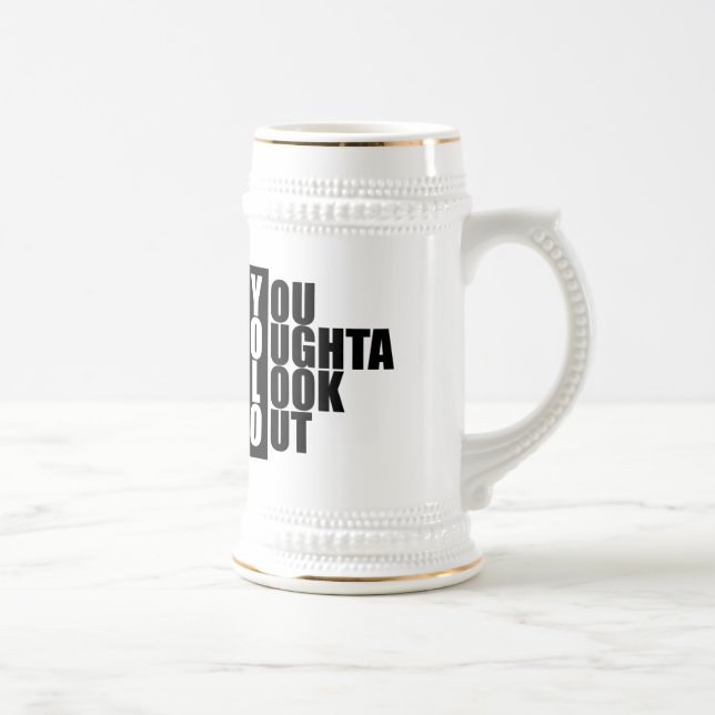 Caneca De Cerveja Caixa do vertical de YOLO (Direita)