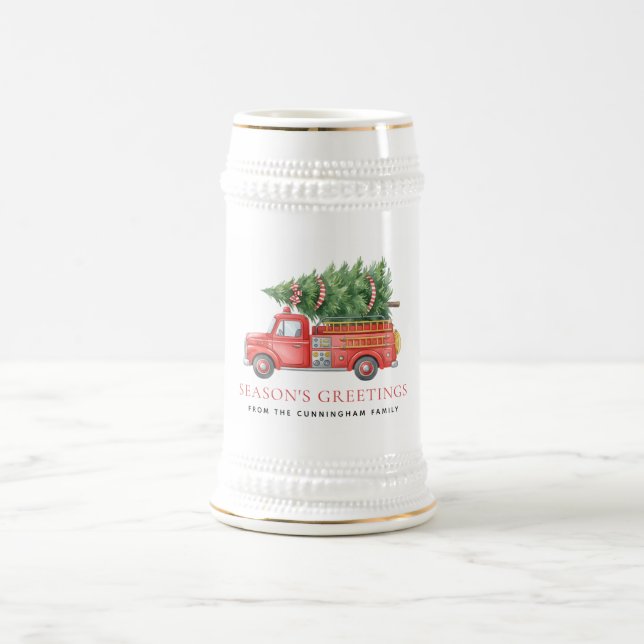 Caneca De Cerveja Caminhão de Bombeiros de Natal Personalizado Moder (Centro)