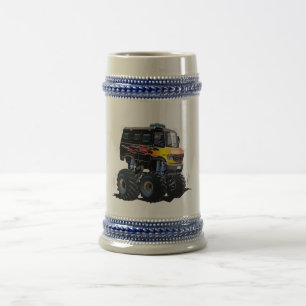 Caneca De Cerveja Caminhão monstro de cartum