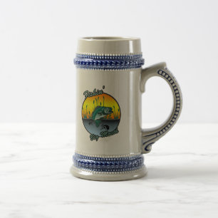 Caneca De Cerveja Camisas De Pesca Da Boca-Grande
