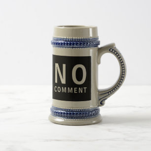 Caneca De Cerveja Camiseta Divertida Sem Comentários Com Atitude
