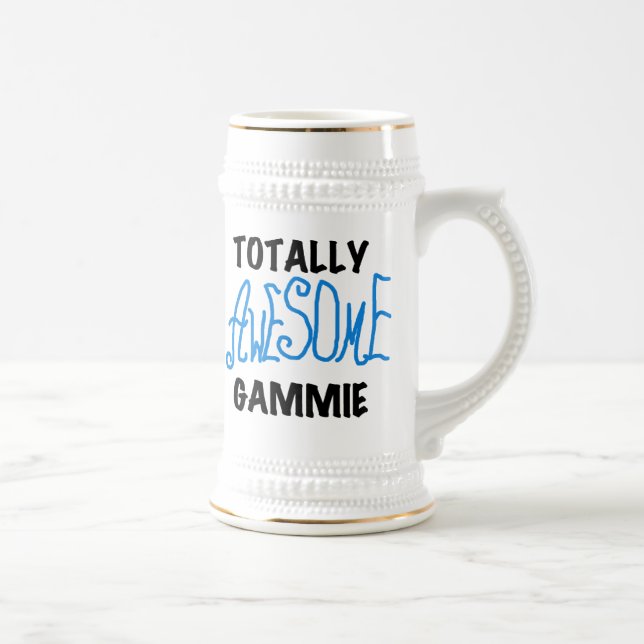 Caneca De Cerveja Camiseta e presentes azuis totalmente (Direita)
