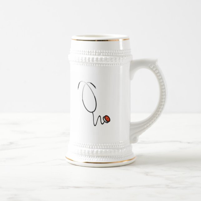 Caneca De Cerveja Camiseta e presentes do estetoscópio (Direita)