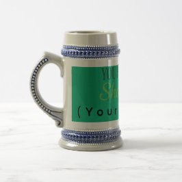 Caneca De Cerveja Camiseta Elegante Minimalista Você Me Conquistou c