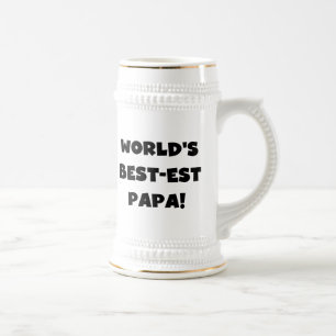 Caneca De Cerveja Camisetas e presentes de Papa mais aptos do mundo 