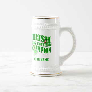 Caneca De Cerveja campeão irlandês de trote de bog,