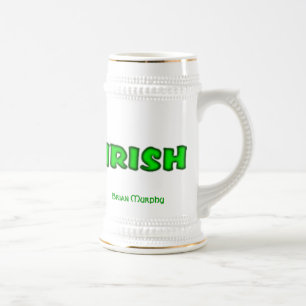 Caneca De Cerveja Caneca/caneca de cerveja pessoais irlandesas