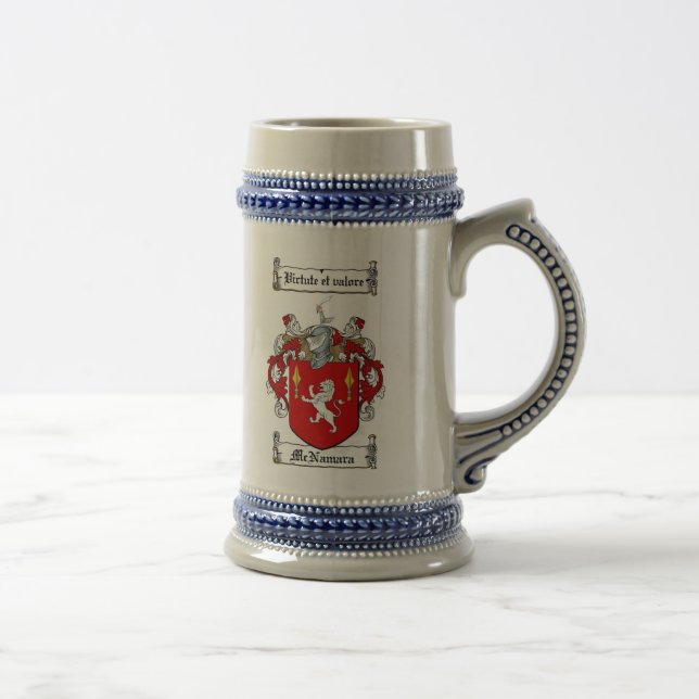 Caneca de cerveja/caneca da brasão de Mcnamara (Direita)