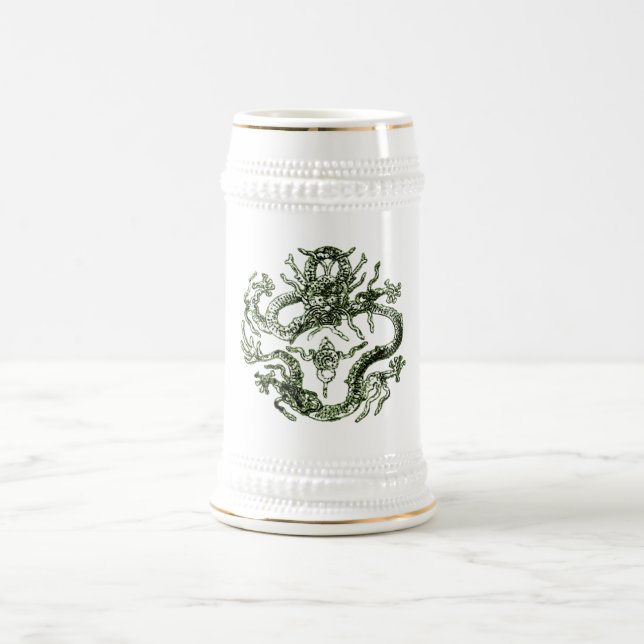 Caneca De Cerveja Canhão do Dragão Verde (Centro)