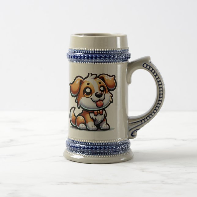 Caneca De Cerveja cão, amor de cachorrinho (Direita)