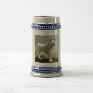 Caneca De Cerveja Cão Berger Blanc Suisse