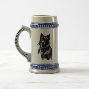 Caneca De Cerveja cão, caçador de sonhos, amuleto, talismã,