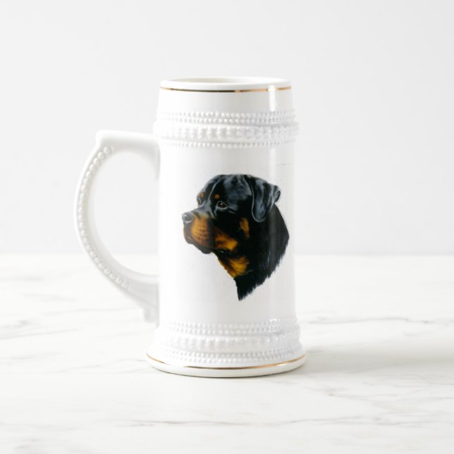 Caneca De Cerveja cão-rottweiler (Esquerda)
