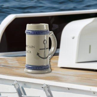 Caneca De Cerveja Capitão Anchor Mug Personalizado