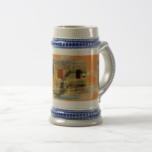 Caneca De Cerveja Caravana de madeira clássica de conserva