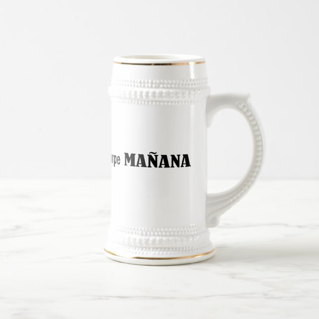 Caneca De Cerveja Carpe Manana (Direita)