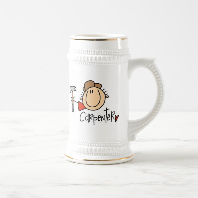 Caneca De Cerveja Carpinteiro masculino (Direita)