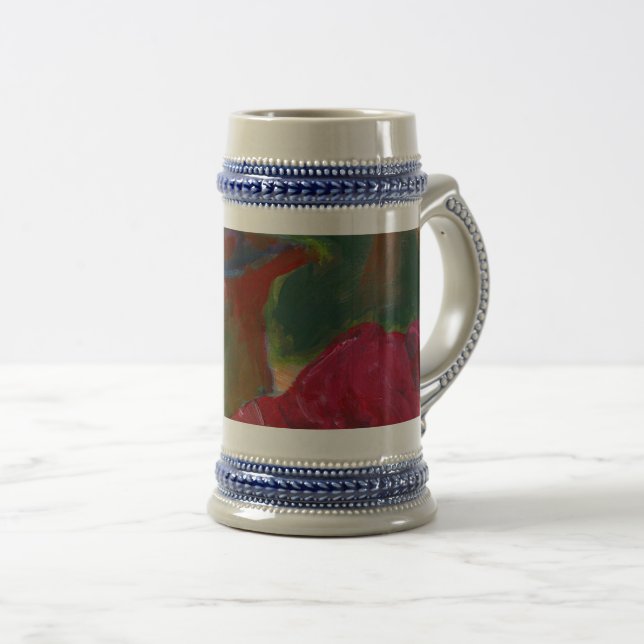 Caneca De Cerveja Carregue seu Trabalho de arte | Transformar a pint (Frente Esquerda)