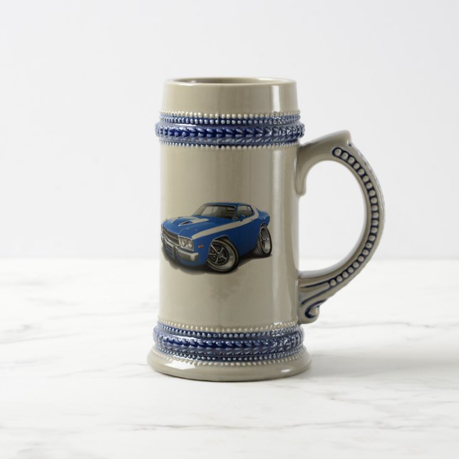 Caneca De Cerveja Carro 1973-74 Azul-Branco do Roadrunner (Direita)