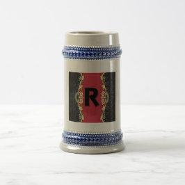 Caneca De Cerveja Cartas de amor "R"