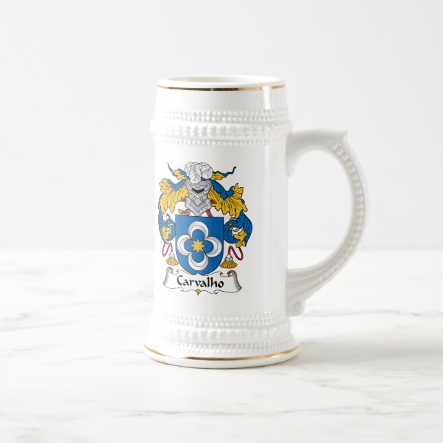 Caneca De Cerveja Carvalho Family Crest (Direita)