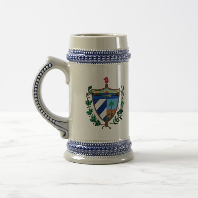 Caneca De Cerveja casaco de armas cuba (Esquerda)