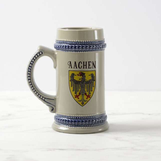 Caneca De Cerveja Casaco de Armas de Aachen, Alemanha (Esquerda)