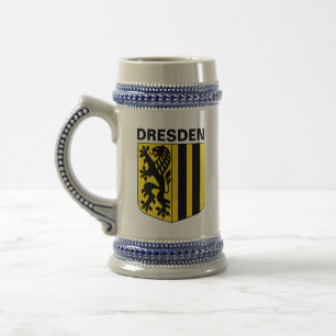 Caneca De Cerveja Casaco de Armas de Dresden, Alemanha