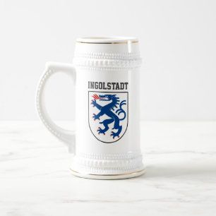 Caneca De Cerveja Casaco de Armas de Ingolstadt, Baviera - ALEMANHA