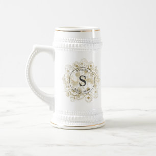 Caneca De Cerveja Casamento de Melhor Homem Elegante
