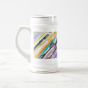 CANECA DE CERVEJA CATEGORIA CINCO ABSTRATO ART DESIGN