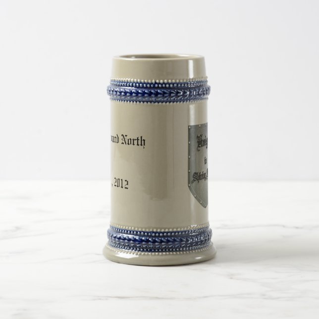 Caneca De Cerveja Cavaleiro no protetor de brilho da armadura (Centro)