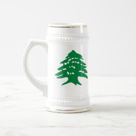caneca de cerveja - cedro libanês