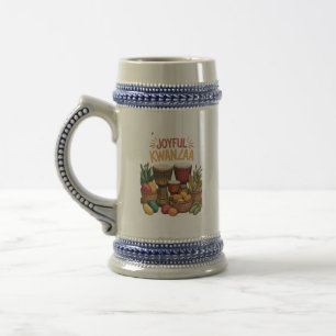 Caneca De Cerveja Celebração Alegre do Kwanzaa