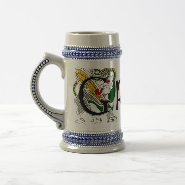 Caneca de cerveja celta do dragão de Grady (Esquerda)