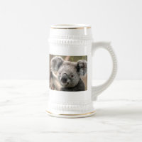 Caneca de cerveja cerâmica do urso de Koala