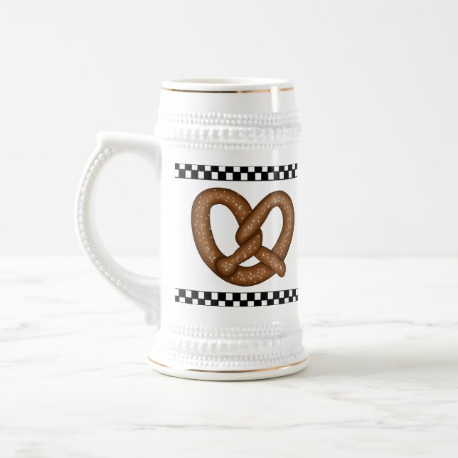 Caneca de cerveja Cerâmica Pretzel (Esquerda)