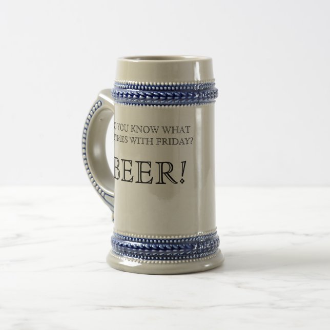Caneca de cerveja, Cerveja (Frente Esquerda)