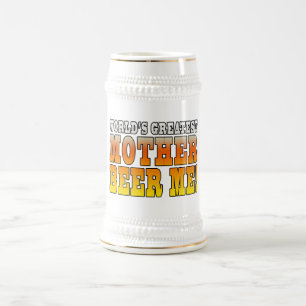 Caneca De Cerveja Cerveja da mãe dos mundos engraçados das mães d