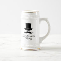 Chapéu de cavalheiros e costume de bigode