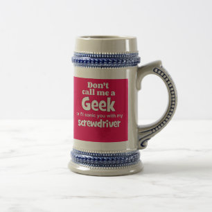 Caneca De Cerveja chave de fenda do geek wf